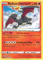 Pokemon,SWSH: Crown Zenith,Radiant Charizard - 020/159,Holofoil,Radiant Rare,Near Mint