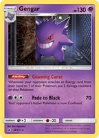 Pokemon,SM - Crimson Invasion,Gengar - 38/111,Holofoil,Holo Rare,Lightly Played