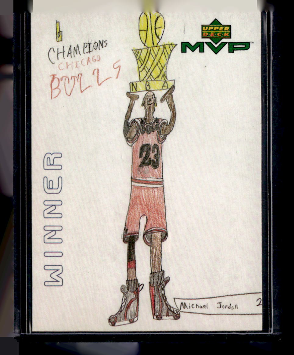 Upper Deck 1999-00 Upper Deck MVP,1999-00 Upper Deck MVP,Michael Jordan - W6,Draw Your Own Trading Card Winner