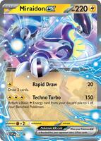 Pokemon,SV: Scarlet & Violet Promo Cards,Miraidon ex - 143,Holofoil,Promo,Lightly Played