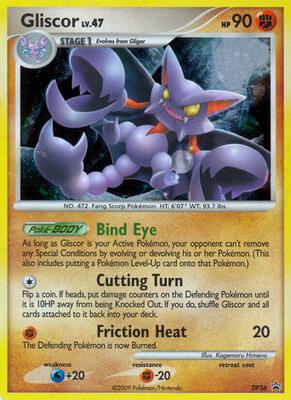 Pokemon,Diamond and Pearl Promos,Gliscor - DP36,Holofoil,Promo,Moderately Played