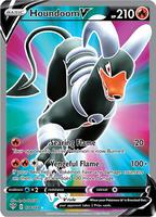 Pokemon,SWSH03: Darkness Ablaze,Houndoom V (Full Art) - 178/189,Holofoil,Ultra Rare,Lightly Played