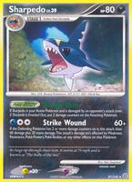 Pokemon,Secret Wonders,Sharpedo - 37/132,Reverse Holofoil,Rare,Lightly Played