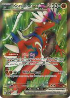 Pokemon,SV01: Scarlet & Violet Base Set,Koraidon ex - 231/198,Holofoil,Ultra Rare,Moderately Played