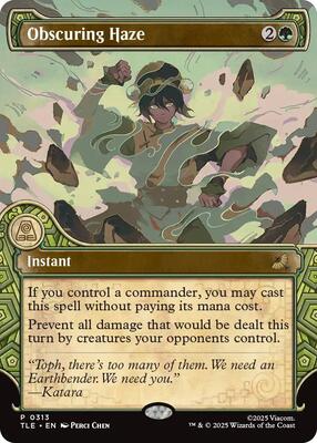 Magic: The Gathering,Avatar: The Last Airbender: Eternal-Legal,Obscuring Haze (Showcase) - 313,Normal,Promo,Lightly Played