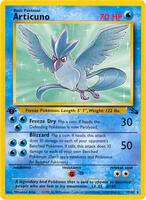 Pokemon,Fossil,Articuno (17) - 17/62,Unlimited,Rare,Moderately Played