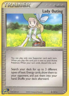 Pokemon,EX Ruby and Sapphire,Lady Outing - 83/109,Reverse Holofoil,Uncommon,Lightly Played