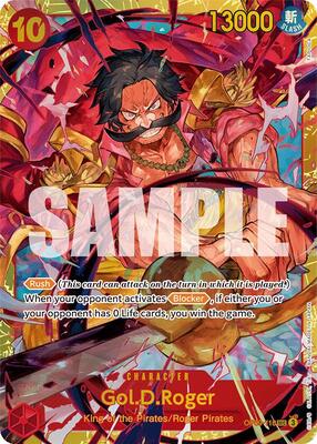 One Piece Card Game,Emperors in the New World,Gol.D.Roger - OP09-118,Foil,Secret Rare,Near Mint