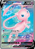 Pokemon,SWSH08: Fusion Strike,Mew V (Full Art) - 250/264,Holofoil,Ultra Rare,Moderately Played