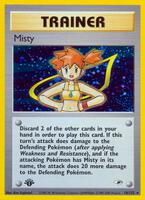 Pokemon,Gym Heroes,Misty (18) - 018/132,1st Edition Holofoil,Holo Rare,Lightly Played