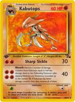 Pokemon,Fossil,Kabutops (24) - 24/62,Unlimited,Rare,Lightly Played