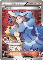 Pokemon,Alternate Art Promos,Karen - XY177a,Holofoil,Promo,Lightly Played