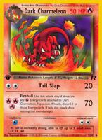 Pokemon,Team Rocket,Dark Charmeleon - 32/82,1st Edition,Uncommon,Moderately Played