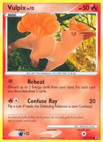 Pokemon,Platinum,Vulpix - 102/127,Reverse Holofoil,Common,Lightly Played