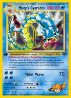 Pokemon,Gym Challenge,Misty's Gyarados - 013/132,Unlimited Holofoil,Holo Rare,Moderately Played