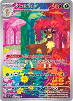 Pokemon,SV05: Temporal Forces,Sawsbuck - 166/162,Holofoil,Illustration Rare,Moderately Played