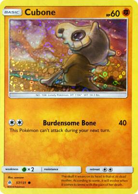 Pokemon,Miscellaneous Cards & Products,Cubone - 57/131 (General Mills Promo) - 057/131,Holofoil,Promo,Near Mint