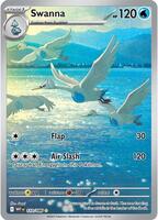 Pokemon,SV: White Flare,Swanna - 110/086,Holofoil,Illustration Rare,Near Mint