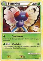 Pokemon,HeartGold SoulSilver,Butterfree - 16/123,Normal,Rare,Moderately Played