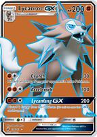 Pokemon,SM - Burning Shadows,Lycanroc GX (Full Art) - 136/147,Holofoil,Ultra Rare,Lightly Played
