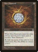 Magic: The Gathering,Stronghold,Mox Diamond,Normal,Rare,Moderately Played