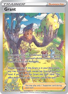 Pokemon,SWSH: Crown Zenith: Galarian Gallery,Grant - GG62/GG70,Holofoil,Ultra Rare,Near Mint
