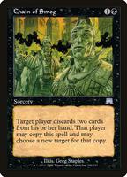 Magic: The Gathering,Onslaught,Chain of Smog - 132,Foil,Uncommon,Near Mint