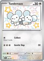 Pokemon,SV: Paldean Fates,Tandemaus - 209/091,Holofoil,Shiny Rare,Near Mint