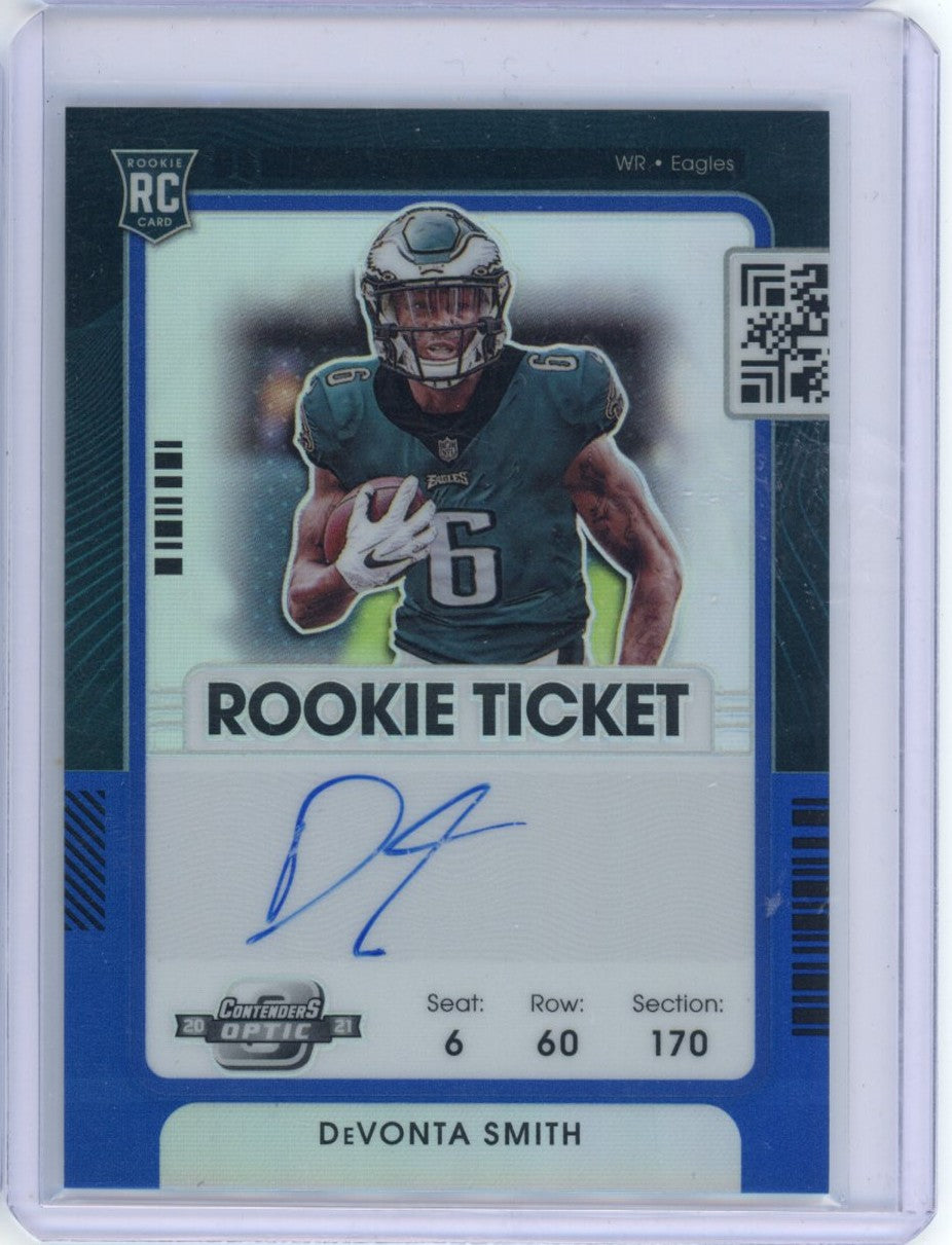 Panini 2021 Panini Contenders Optic,2021 Panini Contenders Optic,Devonta Smith - 140,Blue