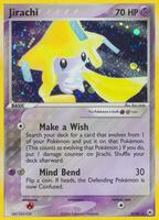 Pokemon,Hidden Legends,Jirachi - 8/101,Holofoil,Holo Rare,Damaged