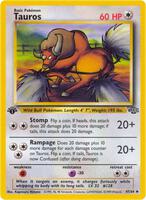 Pokemon,Jungle,Tauros - 47/64,1st Edition,Uncommon,Near Mint
