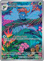 Pokemon,SV03: Obsidian Flames,Gloom - 198/197,Holofoil,Illustration Rare,Moderately Played