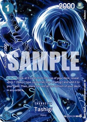 One Piece Card Game,Legacy of the Master,Tashigi (SP) - OP06-050,Foil,Rare,Near Mint