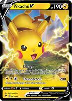 Pokemon,SWSH04: Vivid Voltage,Pikachu V - 043/185,Holofoil,Ultra Rare,Near Mint