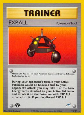 Pokemon,Neo Destiny,EXP.ALL - 093/105,Unlimited,Rare,Lightly Played