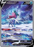 Pokémon,SWSH: Crown Zenith: Galarian Gallery,Suicune V - GG38/GG70,Holofoil,Ultra Rare,Near Mint