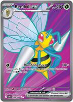 Pokemon,ME04: Chaos Rising,Beedrill ex - 098/086,Holofoil,Ultra Rare,Near Mint