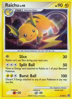 Pokemon,Stormfront,Raichu - 8/100,Holofoil,Holo Rare,Lightly Played