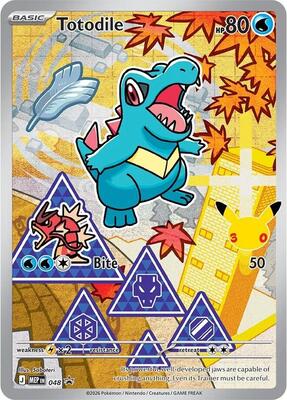 Pokemon,ME: Mega Evolution Promo,Totodile - 048,Holofoil,Promo,Near Mint