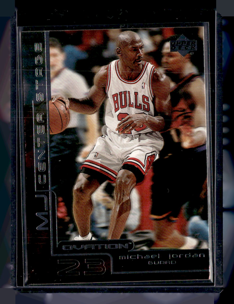 Upper Deck 1999-00 Upper Deck Ovation,1999-00 Upper Deck Ovation,Michael Jordan - CS3,MJ Center Stage