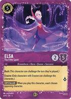 Lorcana,Disney Lorcana Promo Cards,Elsa - The Fifth Spirit - 6,Holofoil,Promo,Near Mint