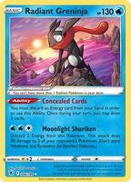 Pokemon,SWSH10: Astral Radiance,Radiant Greninja - 046/189,Holofoil,Radiant Rare,Near Mint