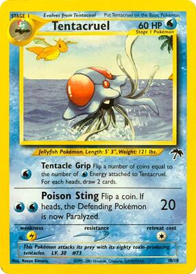 Pokemon,Southern Islands,Tentacruel - 10/18,Normal,Promo,Near Mint