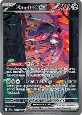 Pokemon,SV: Black Bolt,Genesect ex - 169/086,Holofoil,Special Illustration Rare,Near Mint