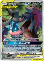 Pokemon,SM - Unbroken Bonds,Greninja & Zoroark GX (201) (Alternate Full Art) - 201/214,Holofoil,Ultra Rare,Near Mint