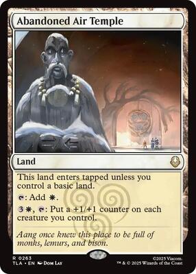 Magic: The Gathering,Avatar: The Last Airbender,Abandoned Air Temple - 263,Foil,Rare,Near Mint
