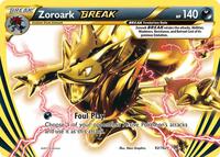 Pokemon,XY - BREAKthrough,Zoroark BREAK - 92/162,Holofoil,Rare BREAK,Near Mint