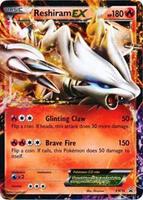 Pokemon,Black and White Promos,Reshiram EX - BW36,Holofoil,Promo,Moderately Played