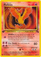 Pokemon,Fossil,Moltres (27) - 27/62,Unlimited,Rare,Moderately Played
