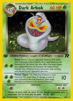 Pokemon,Team Rocket,Dark Arbok (2) - 02/82,Unlimited Holofoil,Holo Rare,Near Mint